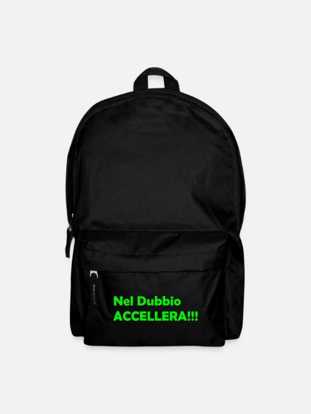 Nel_Dubbio_Accellera!!! - Backpack - black