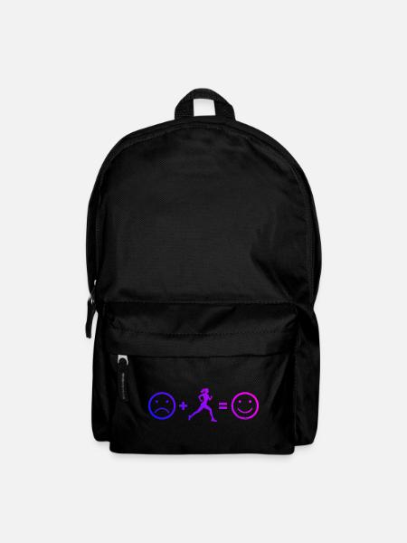Geschenkidee für eine Running mit Running - Rucksack - Schwarz
