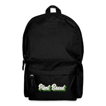 Plant Based - Backpack - black - Front