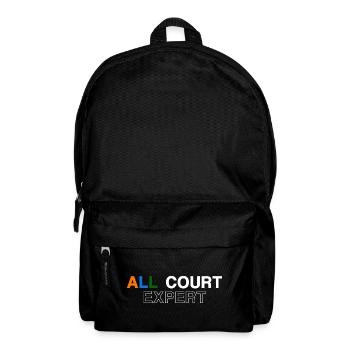 Tennis Shirt All Court Clay Grass Hard Court - Rucksack - Schwarz - Vorne