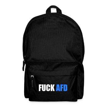 Fuck afd - Rucksack - Schwarz - Vorne