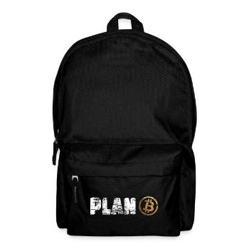 Plan Bitcoin Plan B - Rucksack - Schwarz - Vorne