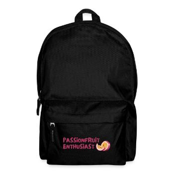 Passionsfrucht Enthusiast - Rucksack - Schwarz - Vorne