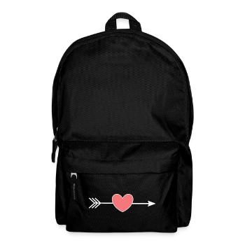 Valentinstag Geschenk Valentinstag - Rucksack - Schwarz - Vorne