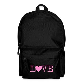 Love - Rucksack - Schwarz - Vorne