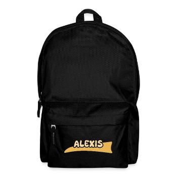 Geschenk für Alexis - Rucksack - Schwarz - Vorne