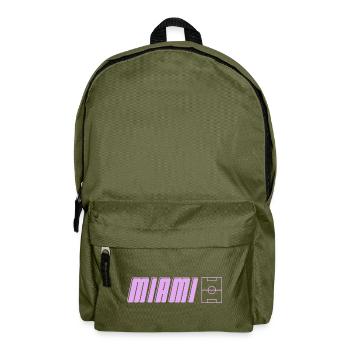 Miami Soccer Passion - Rucksack - Olivgrün - Vorne