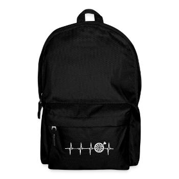 Darts heartbeat Darts player Darter - Backpack - black - Front