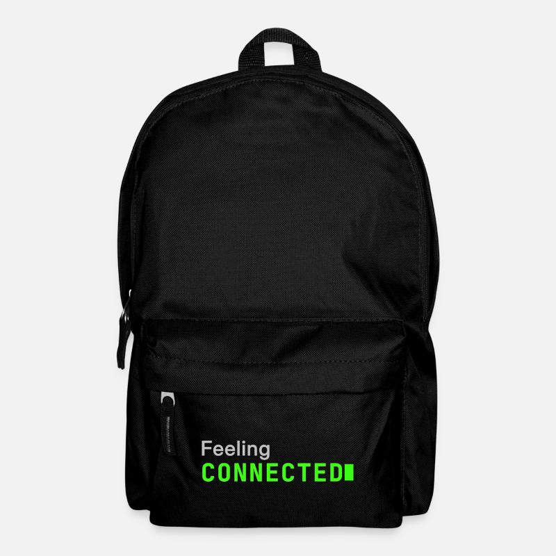 Feeling connected | Developer mood - Backpack - black