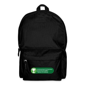 A survécu à une autre famille Noël Gamer drôle - Sac à dos - noir - Devant