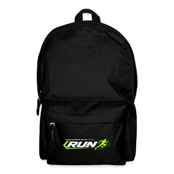 Logo Course Néon RUN Sprint - Sac à dos - noir - Devant