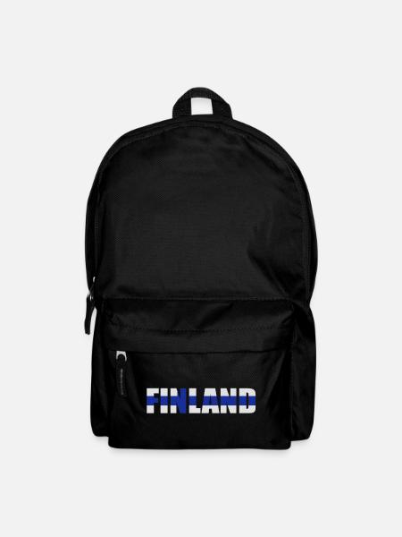 Finnland - Rucksack - Schwarz