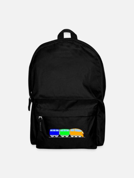 Train pour enfants - train - train - Sac à dos - noir