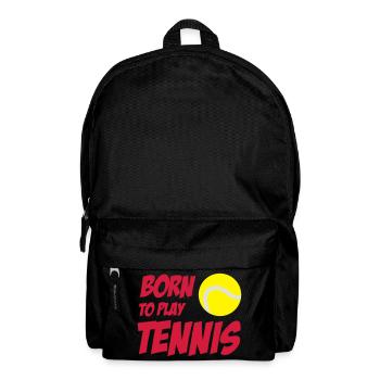 Born To Play Tennis - Backpack - black - Front