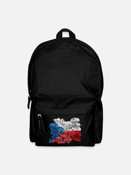 Tschechien Vintage Flagge - Rucksack - Schwarz
