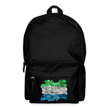 Sierra Leone Vintage Flagge - Rucksack - Schwarz - Vorne