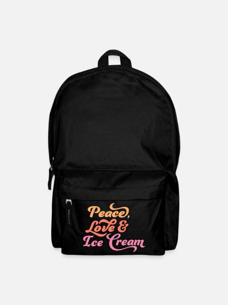 Glace - Sac à dos - noir