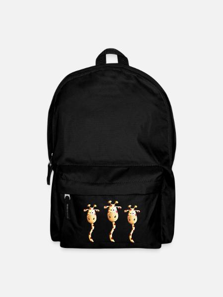Les girafes sont les meilleurs amis - Girafe - Serengeti - Sac à dos - noir