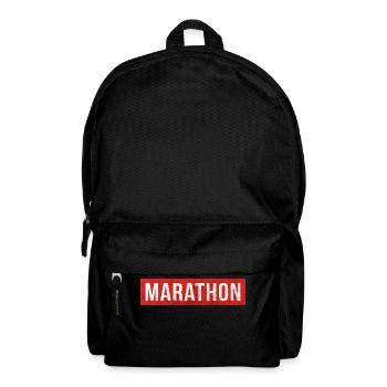 marathon - Backpack - black - Front