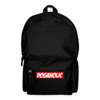 Dogaholic Dog Shepherd Labrador Shirt - Backpack - black - Front