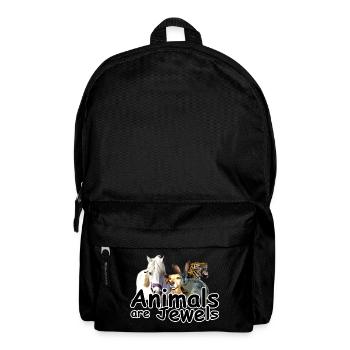 Animaux Bijoux Animaux Bien-être animal Cadeau - Sac à dos - noir - Devant