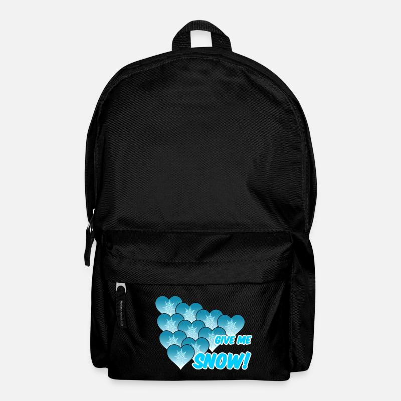 Snow Winter Schnee Schnee - Rucksack - Schwarz