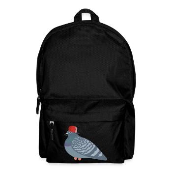 Cool Pigeon Friend - Rucksack - Schwarz - Vorne