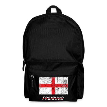 Freiburg Stadtfahne Freiburg city flag flag - Backpack - black - Front