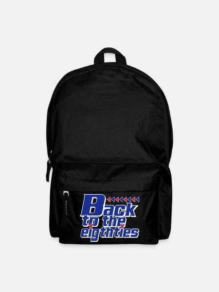 Zurück in die Achtziger Retro - Rucksack - Schwarz