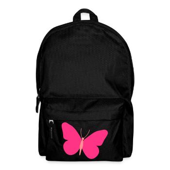Papillon logo icône symbole signe graphique - Sac à dos - noir - Devant