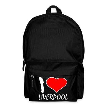 I LOVE LIVERPOOL - Rucksack - Schwarz - Vorne