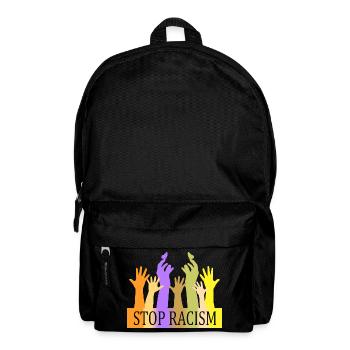 Stop Racism - Backpack - black - Front