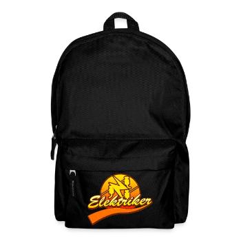 Elektriker Zunftzeichen Retro Vintage Style - Rucksack - Schwarz - Vorne