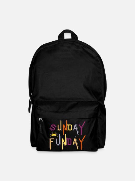 Sunday Funday - Lustiges Trinken - Rucksack - Schwarz