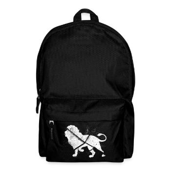Lion Predator Animal Grunge Splash Wild Strong - Backpack - black - Front