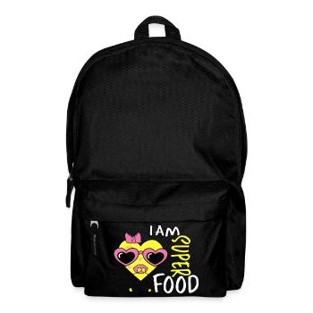 Cœur de fromage - Sac à dos - noir - Devant
