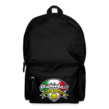 Pickleball - Best Friend - Italy - 2 - Backpack - black - Front
