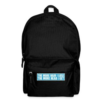 J’ai plus de tête - Sac à dos - noir - Devant