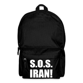 Sos iran - Rucksack - Schwarz - Vorne