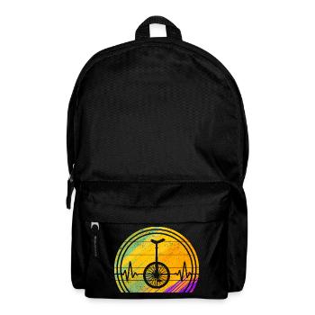 Unicycle unicycle unicycle - Backpack - black - Front