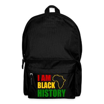 I am black history - Sac à dos - noir - Devant