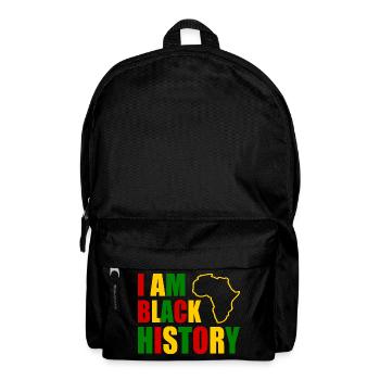 I am black history - Sac à dos - noir - Devant
