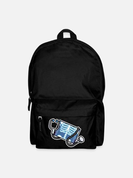 Logo Radiology Manip Radio Radiologist Radiology - Backpack - black