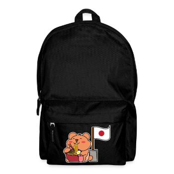 Popkultur Asiatisch Manga Anime Asien Zeichentrick - Rucksack - Schwarz - Vorne