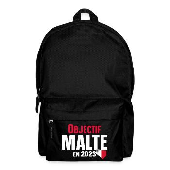 Malte 2023 Maltais Europe Pays Cadeau Humour - Sac à dos - noir - Devant