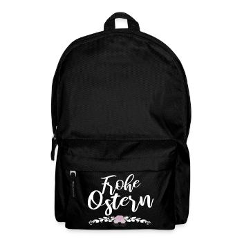 frohe Ostern - Rucksack - Schwarz - Vorne