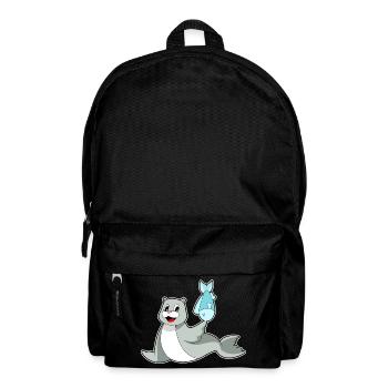 Seal Fish - Backpack - black - Front