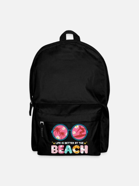 vacances d'été, summer, hello summer - Sac à dos - noir