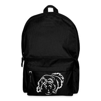 Eurasier "Black Edition" - Backpack - black - Front