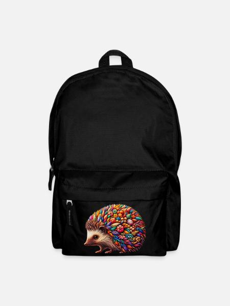 Igel - Rucksack - Schwarz